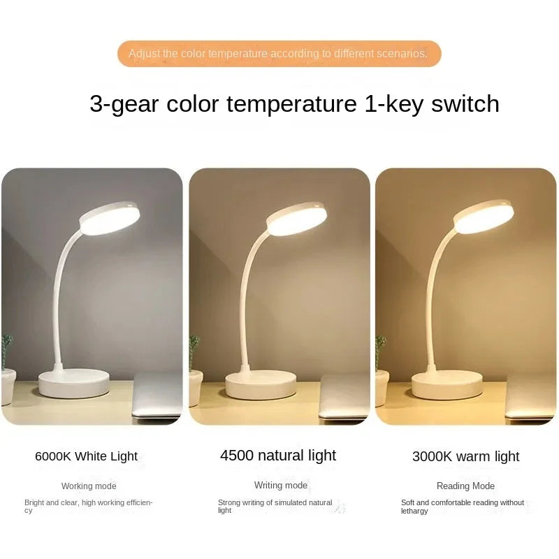 Led Table Desk Lamps Eye Protection Usb Rechargeble Learning Lights Children'S Bedroom Bedside Adjustment Reading Night Light