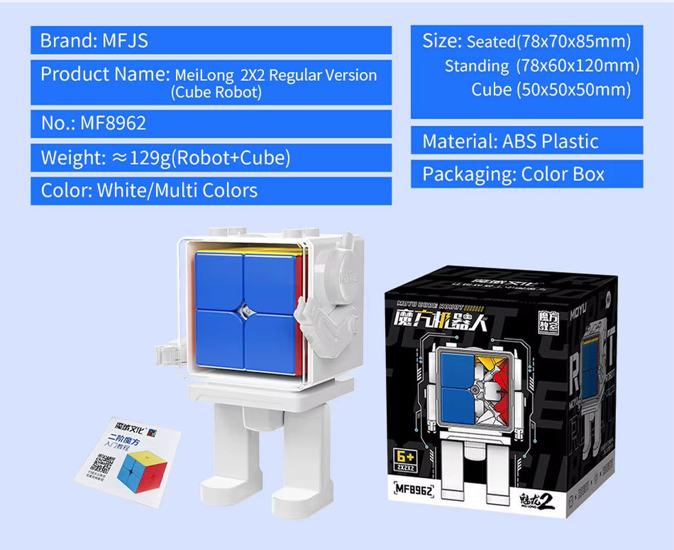 Moyu Meilong Magic Cube Robot 2X2 3X3 4X4 5X5 Magnetic and No-Magnetic Version Professional Puzzle Toys for Children Cubo Magico