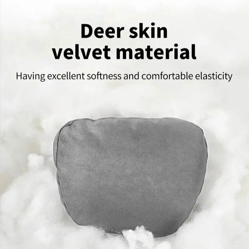 Car Neck Pillow Car Seat Headrest Pillow Auto Memory Cotton Protector Cushion for Universal Car Head Support for Gaming Chair