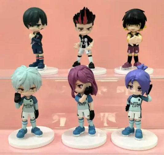 6Pcs/Set BLUE LOCK Figure Model Toys 9.5Cm