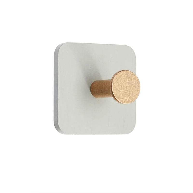 1Pcs Bamboo Wood Hook Wall Clothes Hanger Door Keychain Holder Sticky Hook Kitchen Gadgets for Home Bathroom Accessories Cozinha