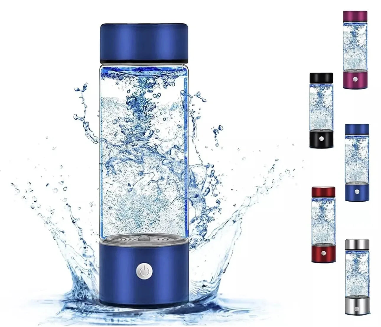Hydrogen Water Bottle,3 Min Rapid Hydrogen Water Bottle Generator with SPE PEM Technology Portable Hydro Water Bottle Suitable