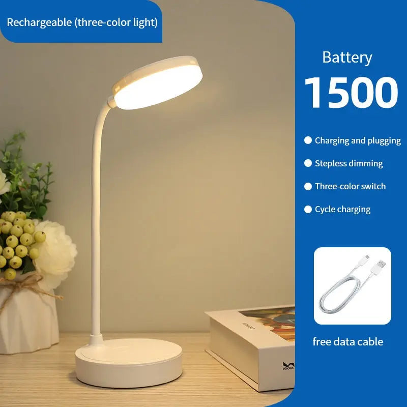 Led Table Desk Lamps Eye Protection Usb Rechargeble Learning Lights Children'S Bedroom Bedside Adjustment Reading Night Light