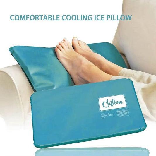 Comfortable Summer Cool Therapy Help Sleeping Aid Pad Mat Muscle Relief Cooling Gel Pillow Ice Pad Massager Water Pillows