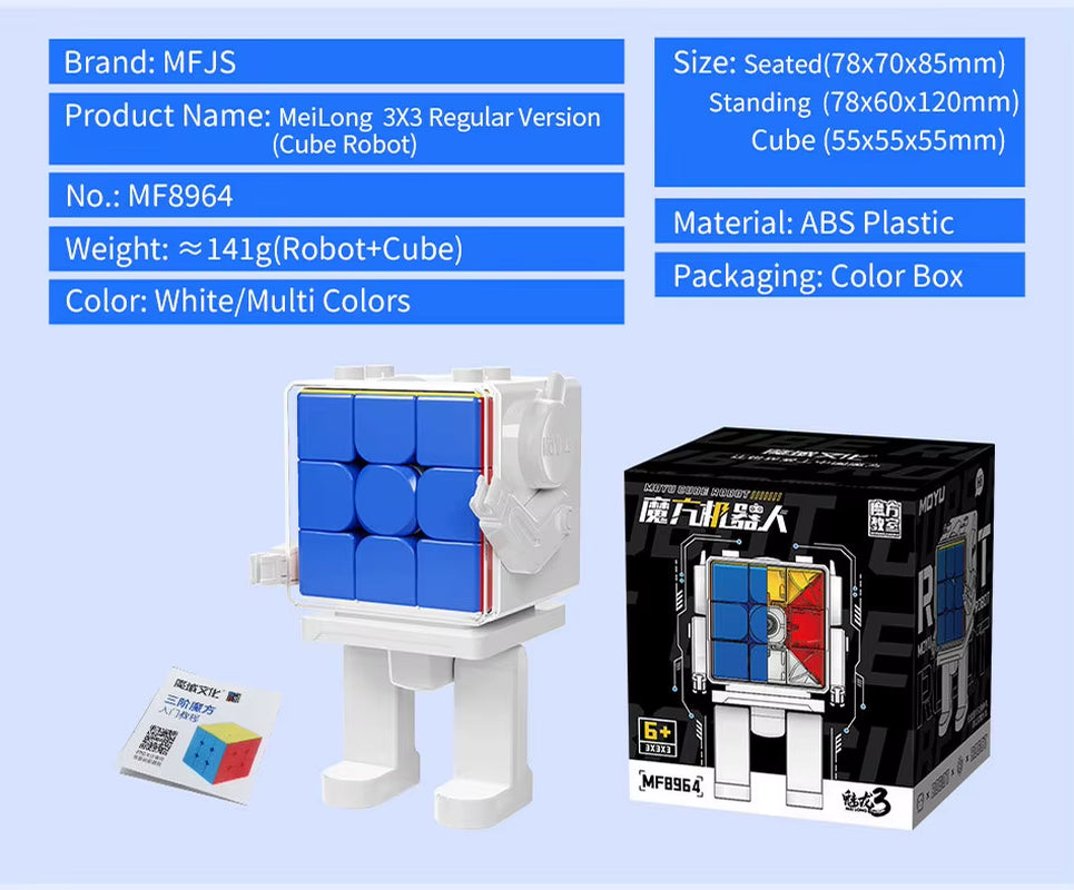 Moyu Meilong Magic Cube Robot 2X2 3X3 4X4 5X5 Magnetic and No-Magnetic Version Professional Puzzle Toys for Children Cubo Magico
