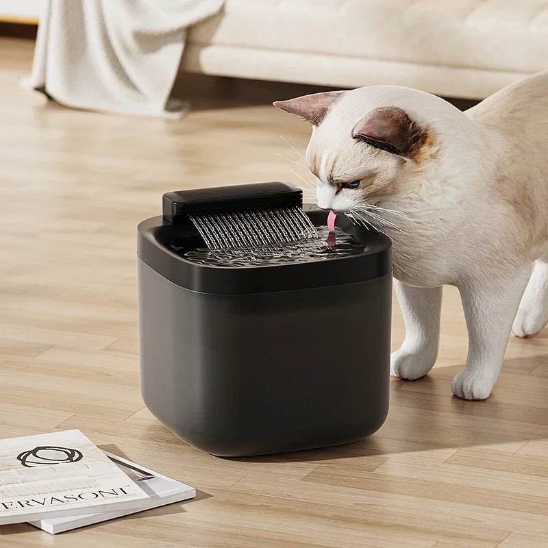 3L USB Pet Water Fountain with Pump & Filter Anti-Dry Burning Cat Water Dispenser Auto Recirculating Pet Water Flow Drinker