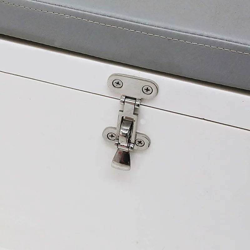 1Pc Marine Boat Stainless Deck Lock down Clamp Deck Hasp Locker Anti-Rattle Latch Fastener Marine Hardware Laundry Chute Gate