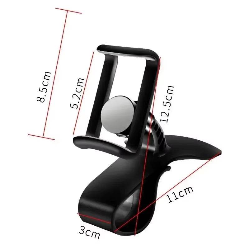 360 Rotatable Car Phone Holder  Cell Phone Stands Car Rack Dashboard Support for Auto Grip Mobile Phone Fixed Bracket