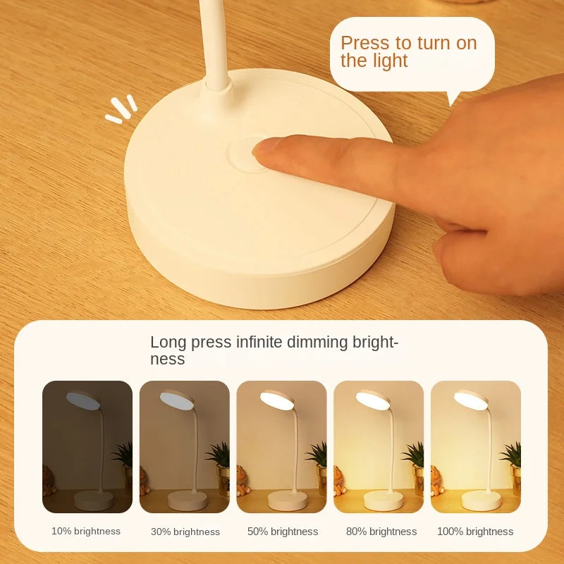 Led Table Desk Lamps Eye Protection Usb Rechargeble Learning Lights Children'S Bedroom Bedside Adjustment Reading Night Light