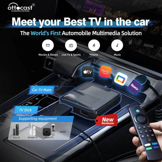 Car TV Mate Converter for Fire Google TV Stick to OEM Wired Carplay Car for Watch TV Video Car Accessories