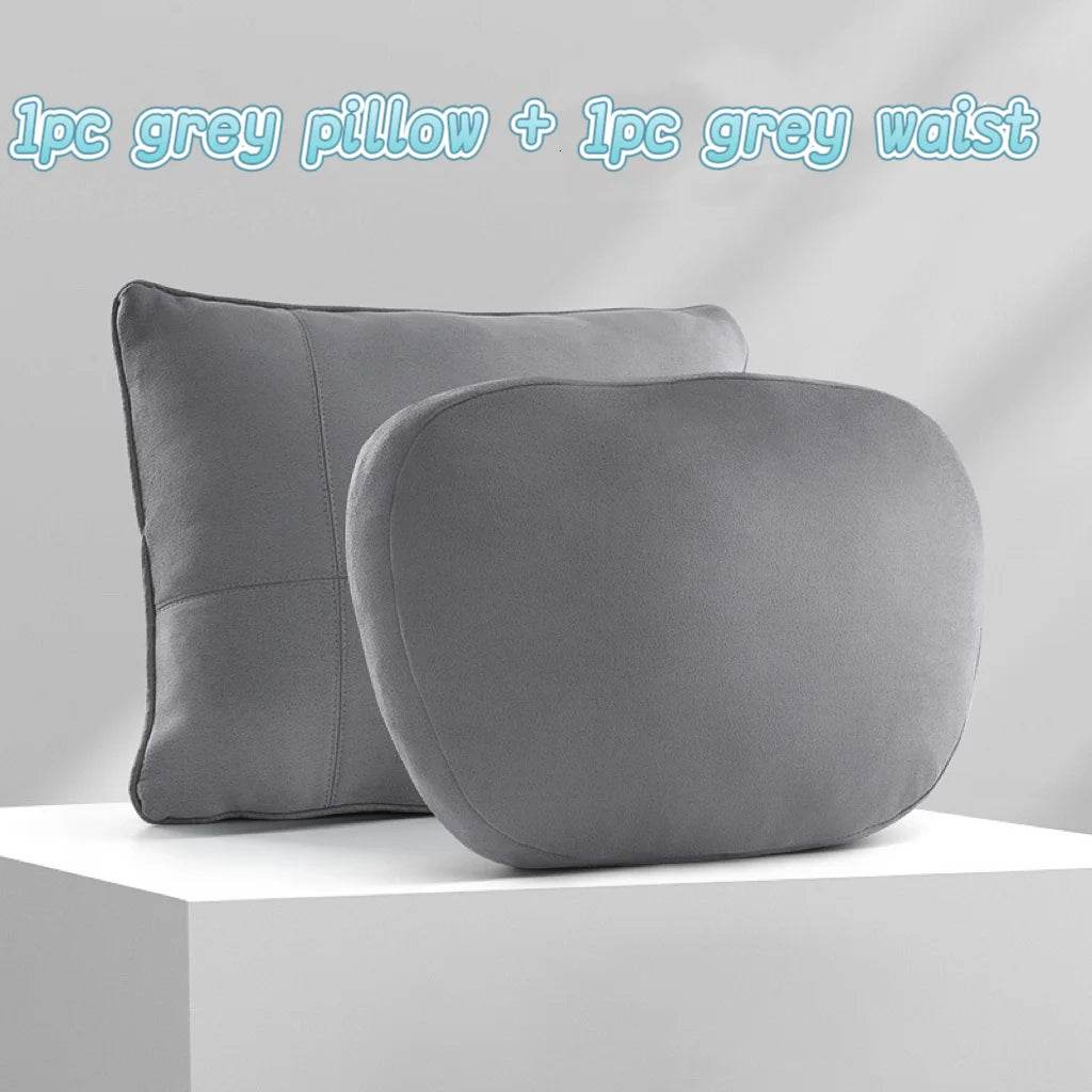 Car Neck Pillow Car Seat Headrest Pillow Auto Memory Cotton Protector Cushion for Universal Car Head Support for Gaming Chair