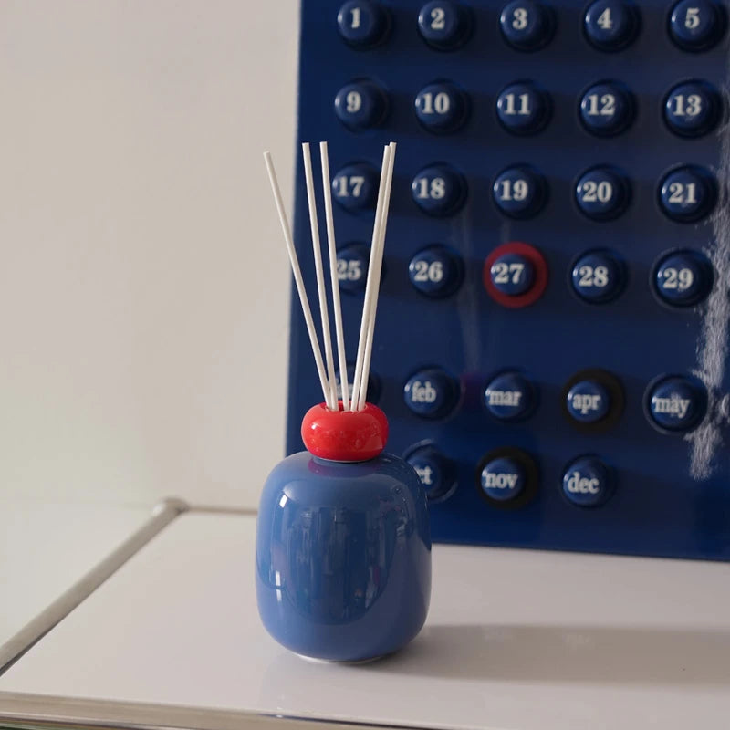 European-Style Ceramic Aromatherapy Bottle Empty Fire-Free Aromatherapy Bottle Scent Diffuser for Household Indoor Perfumes