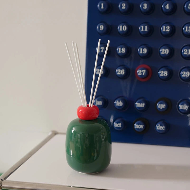 European-Style Ceramic Aromatherapy Bottle Empty Fire-Free Aromatherapy Bottle Scent Diffuser for Household Indoor Perfumes