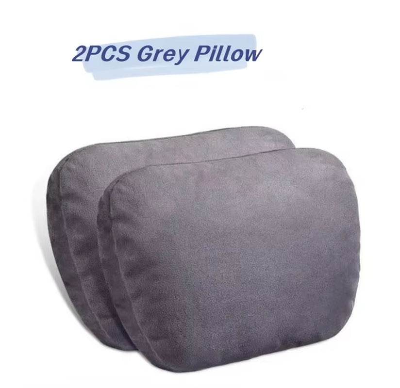 Car Neck Pillow Car Seat Headrest Pillow Auto Memory Cotton Protector Cushion for Universal Car Head Support for Gaming Chair