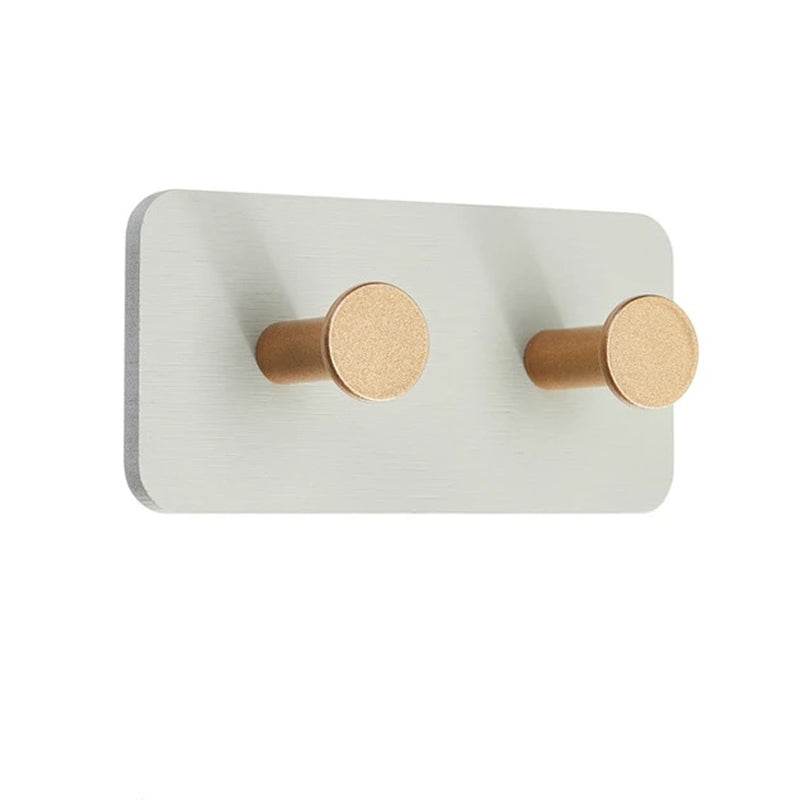 1Pcs Bamboo Wood Hook Wall Clothes Hanger Door Keychain Holder Sticky Hook Kitchen Gadgets for Home Bathroom Accessories Cozinha