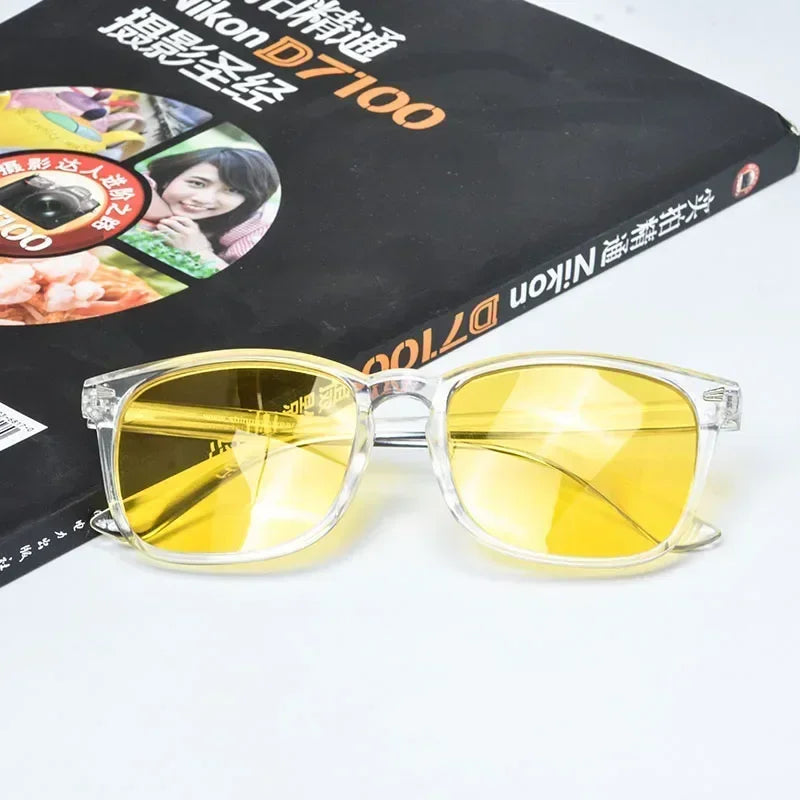 Brand Polarized anti Blue Light Yellow Lenses Glasses Men Women Driving Eyeglasses Night Vision Fishing Eyeglasses
