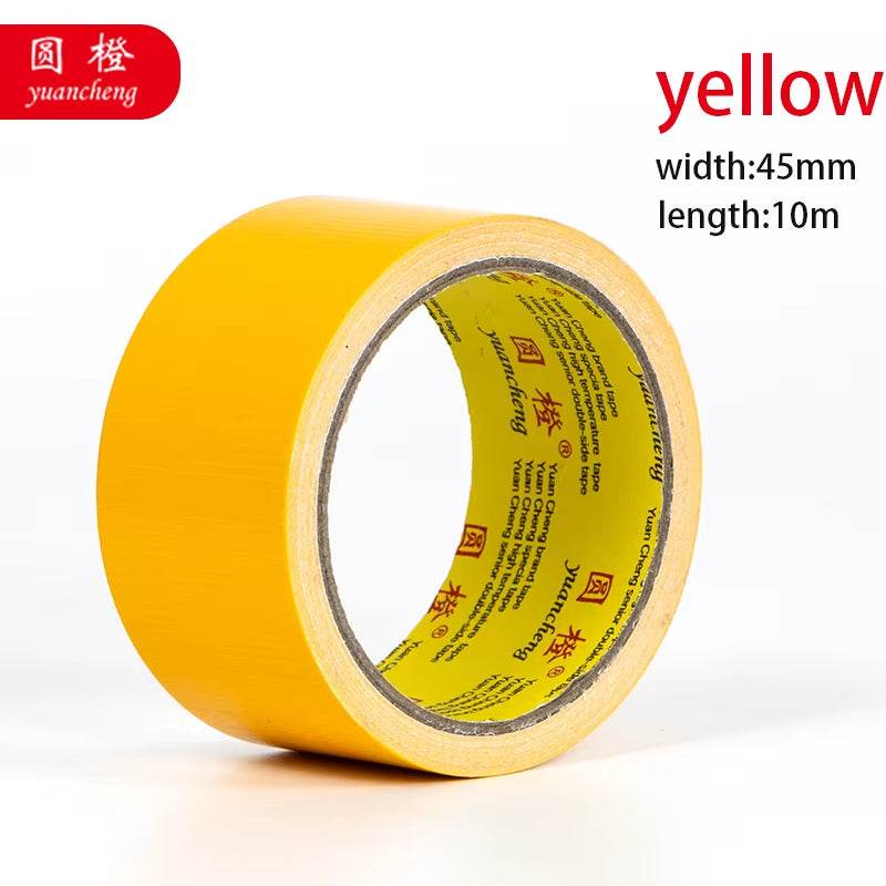 Black Adhesive Fabric Duct Tape, Electric Bicycle Seat Repair, Tarpaulin Repair,Blocks Water and Leaves No Glue,1Roll