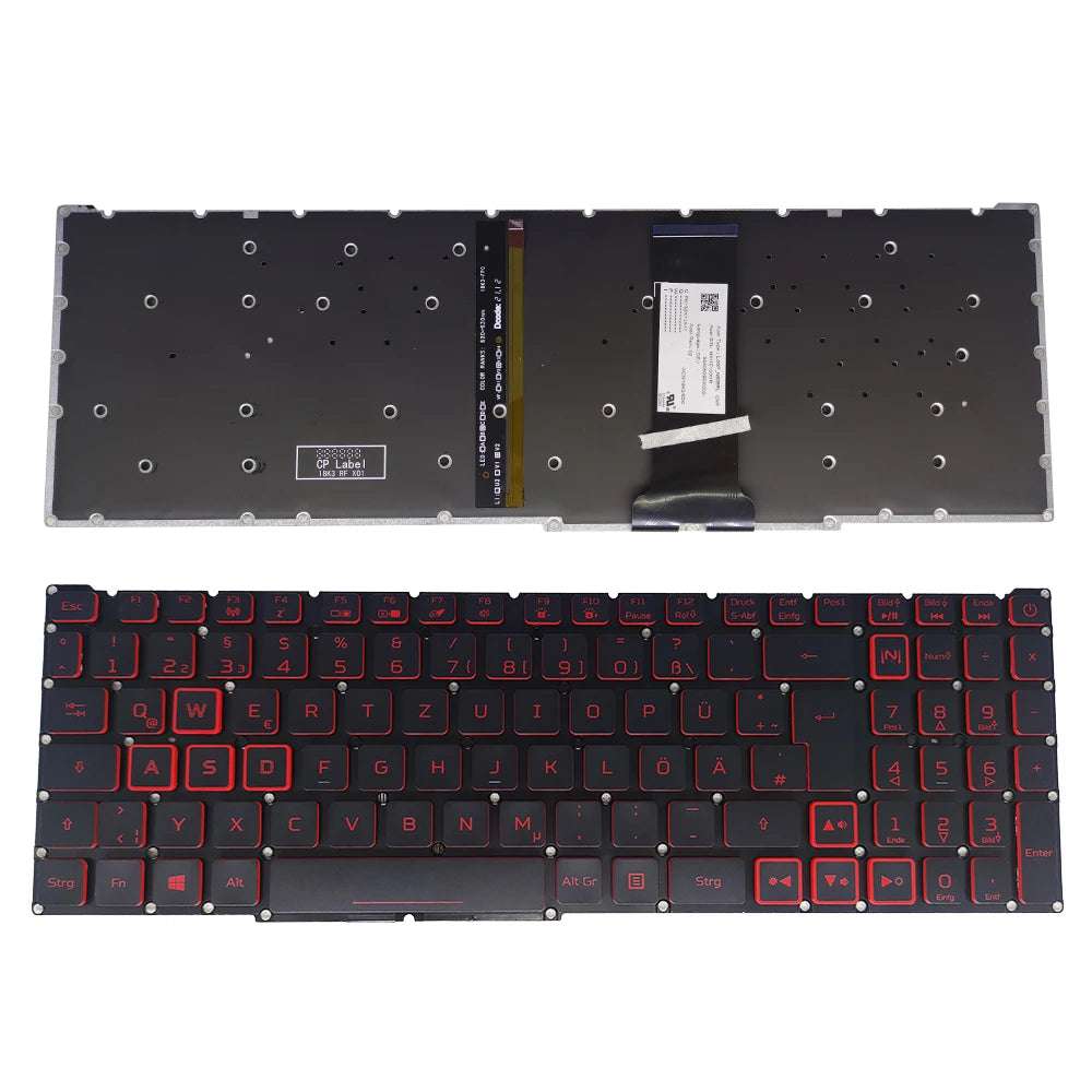PT-BR Brazil US RU Backlit Keyboard for  Nitro 5 AN515-54 AN515-43 AN517-52 AN517-51 AN517-54 AN715-51 Spain LA IT TR GR FR