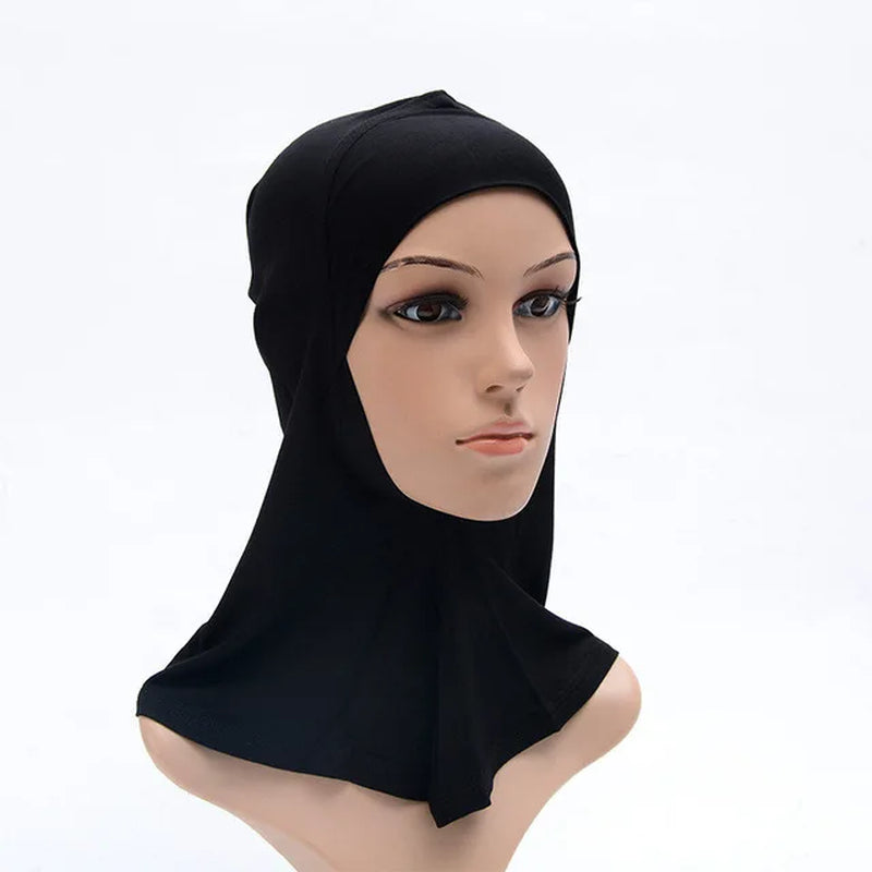 Muslim Women Head Scarf Cotton Underscarf Stretch Hijab Turban Headwrap Underscarf Cap Shawl Islam Scarf Inner Headband Bonnet