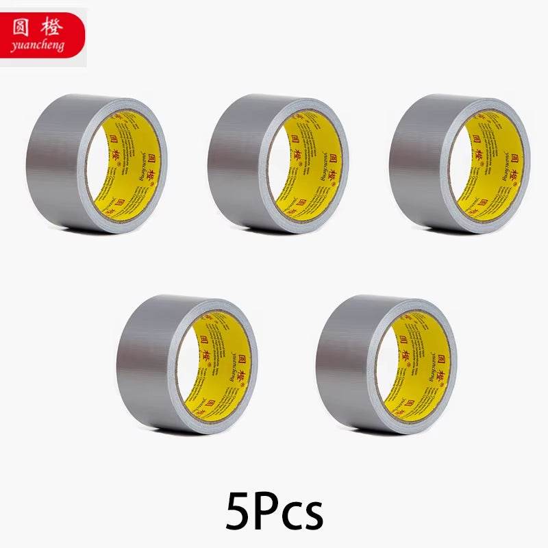 Black Adhesive Fabric Duct Tape, Electric Bicycle Seat Repair, Tarpaulin Repair,Blocks Water and Leaves No Glue,1Roll