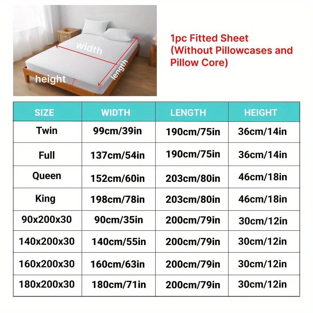 1Pc Cooling Fitted Sheet Made of 100% Cooling Nylon, Waterproof Bed Sheet Breathable Mattress Cover for Hot Sleepers in Summer