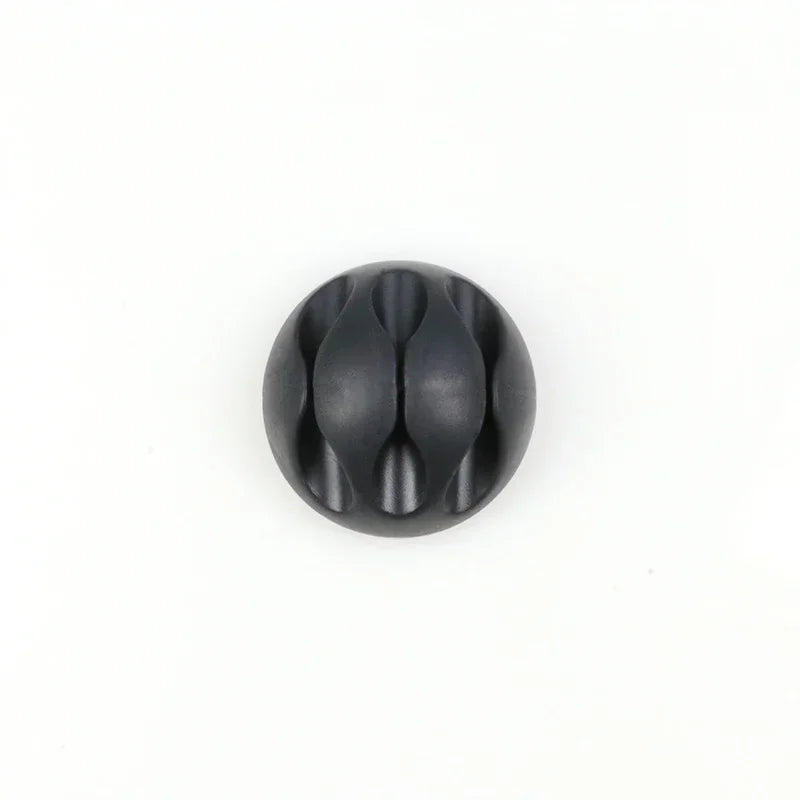 1~150Pcs Silicone USB Cable Organizer Cable Winder Desktop Tidy Management Clips Cable Holder Mouse Headphone Wire Organizer