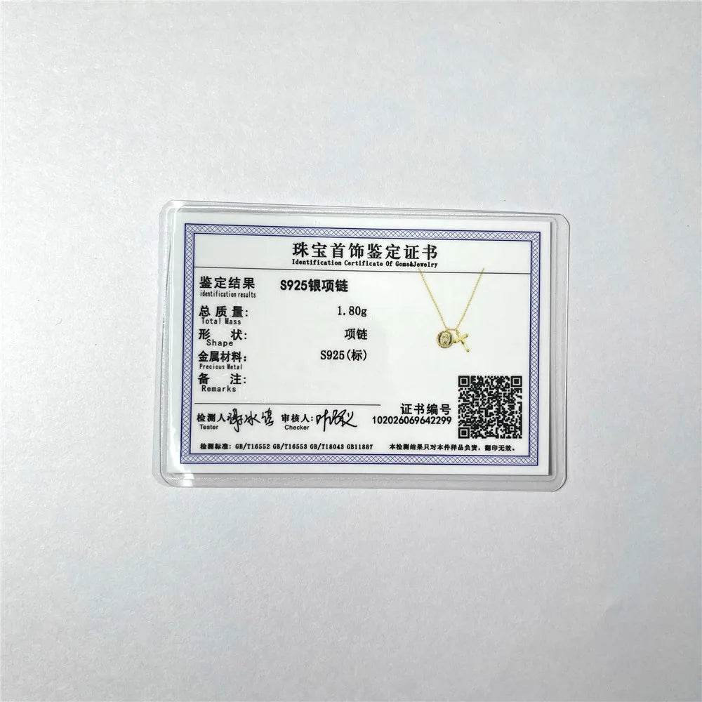 925 Sterling Silver Korean Fashion INS Evil Eye Diamond Pendant Necklace for Women Girls Gifts Party Fine Jewelry Collares