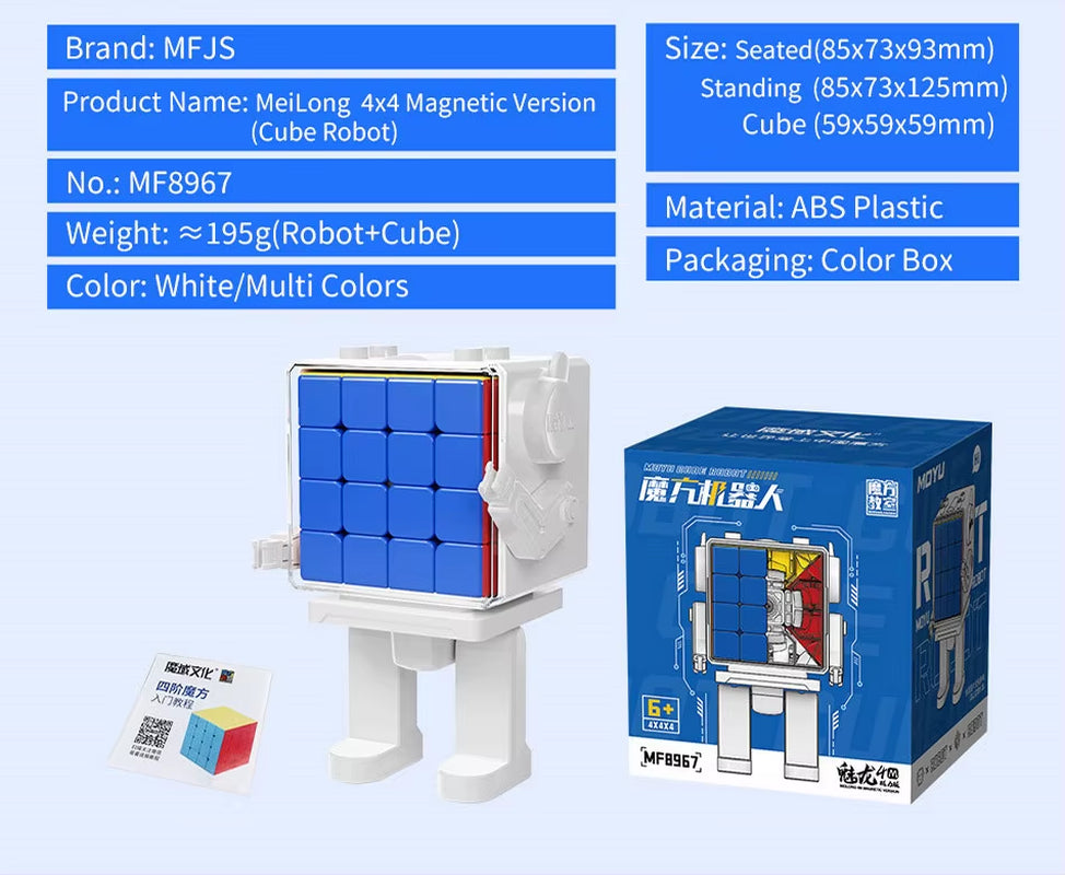 Moyu Meilong Magic Cube Robot 2X2 3X3 4X4 5X5 Magnetic and No-Magnetic Version Professional Puzzle Toys for Children Cubo Magico