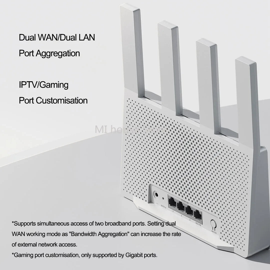 Mi Router BE3600 2.5G Wifi 7 Wiress Router 2.4Ghz 5Ghz Dual Band Mesh Works with  Mijia Mihome App Network Cable