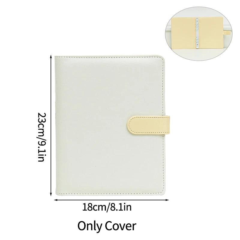 A5 PU Leather Photo Album INS Multi-Pockets Kpop Photocard Binder Photo Card Holder Card Collect Book Photo Binder Cover 포카 바인더