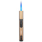 New HONEST Cigar Lighter Jet Flame Portable Butane Torch Lighter with Punch Mini Plastic Cigarette Lighter for Gift （No Gas）