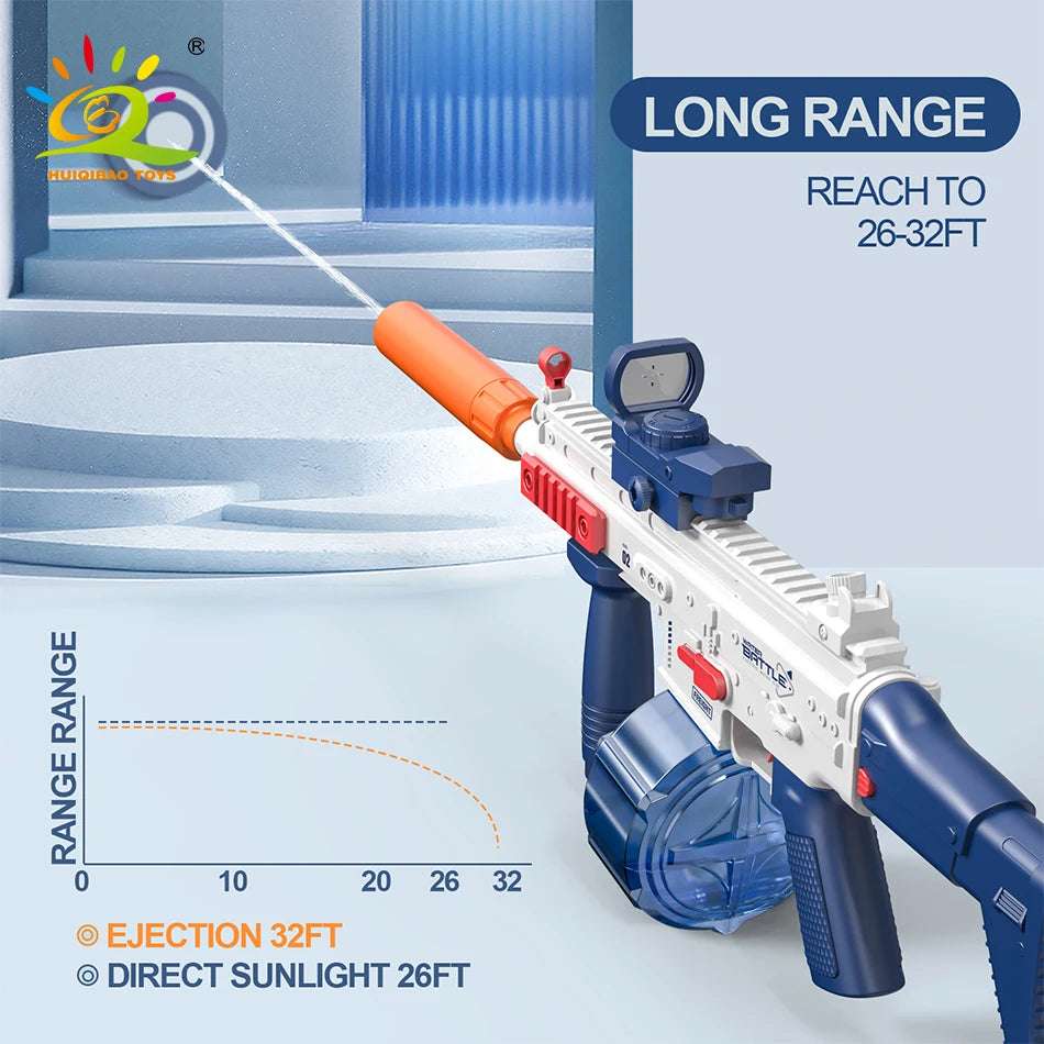 SCAR Electric Automatic Submachine M416 Water Gun Summer Outdoor Beach Firing Shooting Game Water Fight Toy for Children Gifts