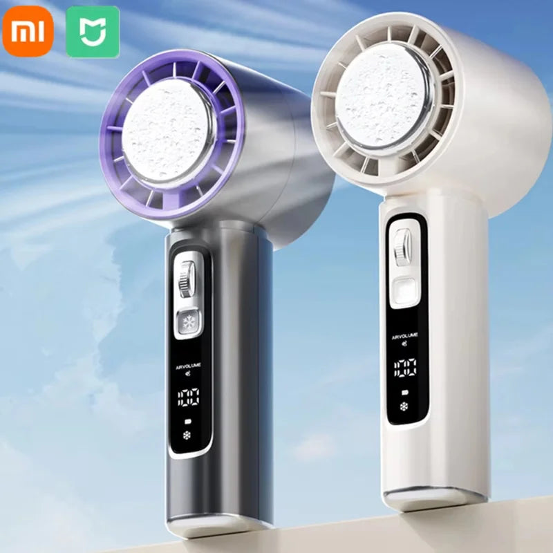 Xiaomi Portable Mini Fan Quick Cooling Air Conditioner High-Speed Handheld Electric Fan 4000Mah Rechargeable Outdoor Travel Fan