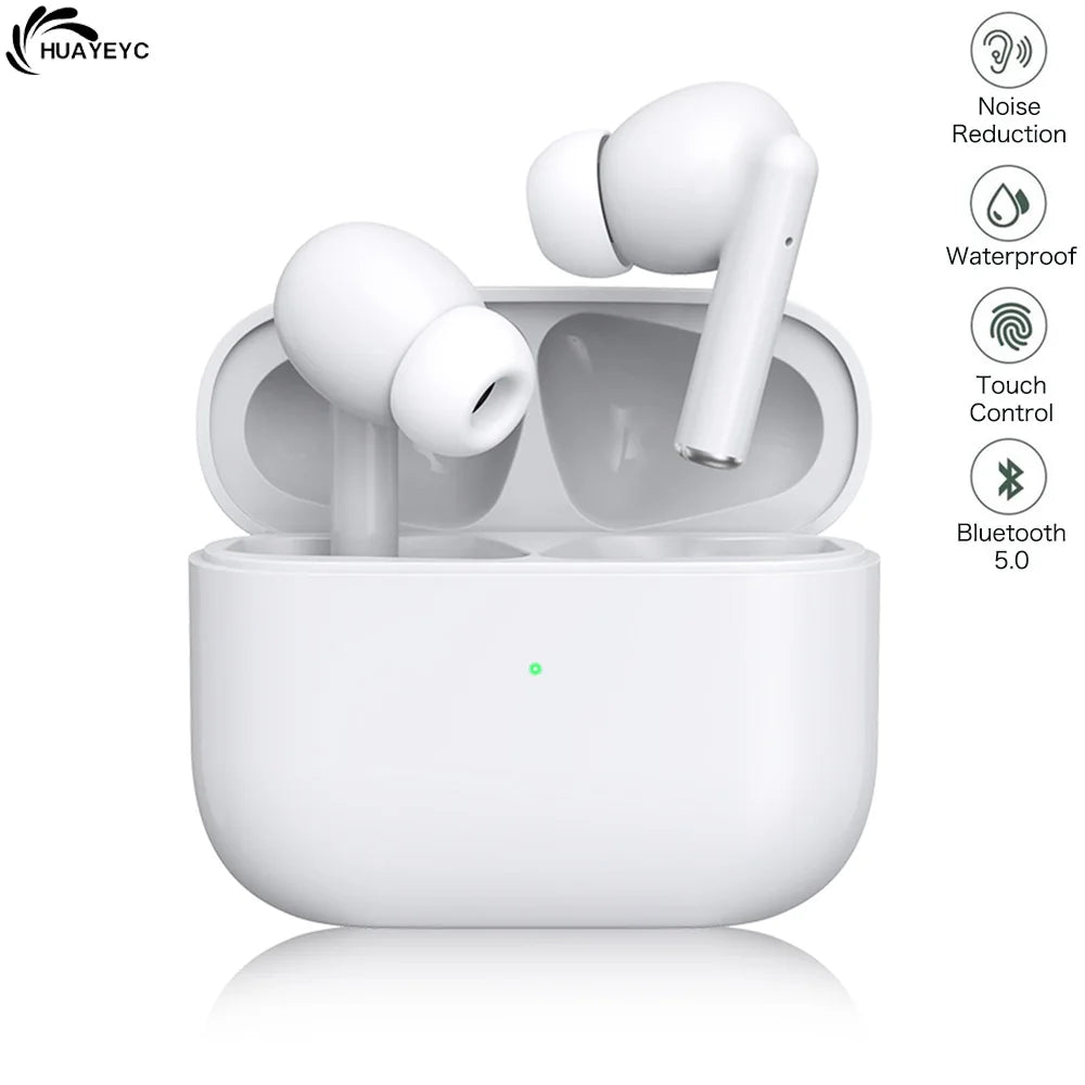 A8 Wireless Earphones TWS Bluetooth 5.0 Touch Control Sports Headphones Noise Cancelling Waterproof Earbuds for Smart Phones