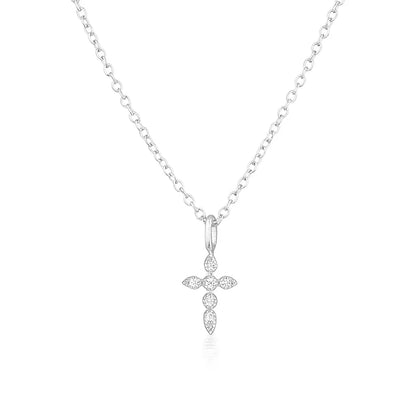 925 Sterling Silver Korean Fashion INS Evil Eye Diamond Pendant Necklace for Women Girls Gifts Party Fine Jewelry Collares