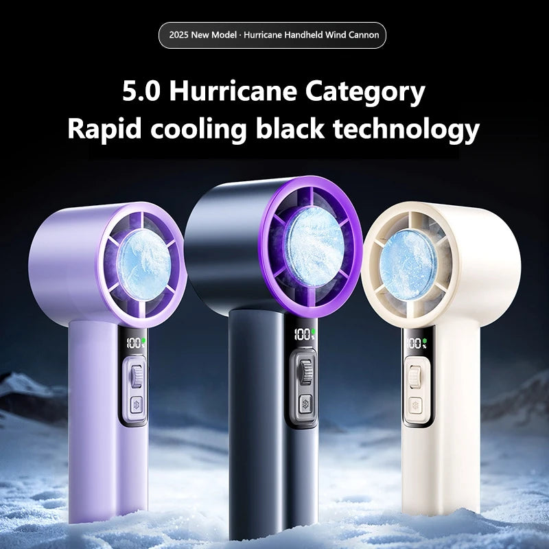 Xiaomi Portable Mini Fan Quick Cooling Air Conditioner High-Speed Handheld Electric Fan 4000Mah Rechargeable Outdoor Travel Fan