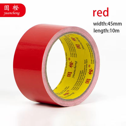 Black Adhesive Fabric Duct Tape, Electric Bicycle Seat Repair, Tarpaulin Repair,Blocks Water and Leaves No Glue，1Roll