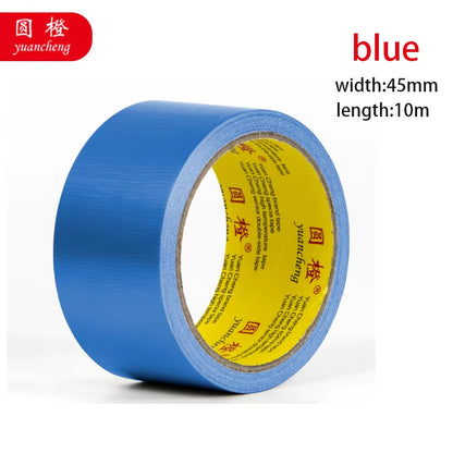 Black Adhesive Fabric Duct Tape, Electric Bicycle Seat Repair, Tarpaulin Repair,Blocks Water and Leaves No Glue，1Roll