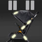 10PCS Baby Stroller Anti-Collision Reflective Patch Bicycle Night Light Patch Safety Warning Patch Multiple Uses