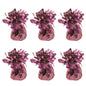 6Pcs Balloon Weight Holder Anti-Floating Foil Paper-Wrapped Long-Lasting Balloon Weights Stainless Balloon Fixation Tool