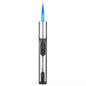 New HONEST Cigar Lighter Jet Flame Portable Butane Torch Lighter with Punch Mini Plastic Cigarette Lighter for Gift （No Gas）