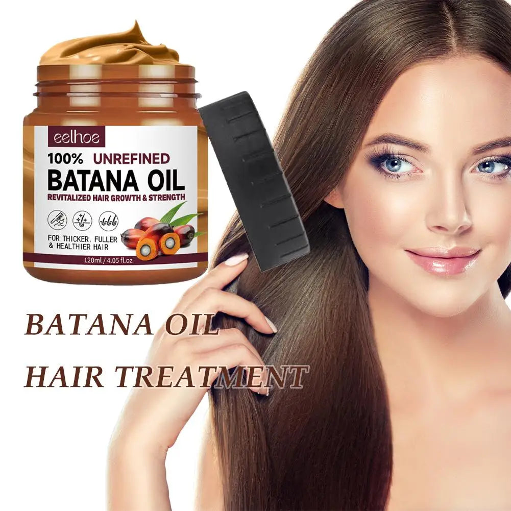 100% Pure Organic Batana Oil for Hair Growth and Natural Batana Oil for Treating Hair Loss Anti-Breakage Hair