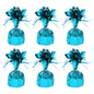 6Pcs Balloon Weight Holder Anti-Floating Foil Paper-Wrapped Long-Lasting Balloon Weights Stainless Balloon Fixation Tool