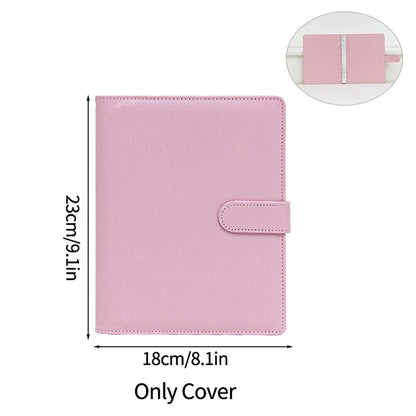 A5 PU Leather Photo Album INS Multi-Pockets Kpop Photocard Binder Photo Card Holder Card Collect Book Photo Binder Cover 포카 바인더
