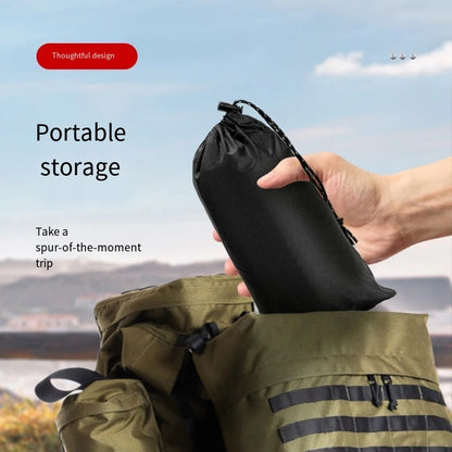 Outdoor 3 in 1 Military Raincoat Hooded Sleeve Waterproof Rain Poncho Motorcycle Rain Cover Camping Hiking Travel Rainwear Tent