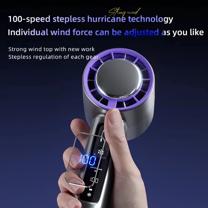 Xiaomi Portable Mini Fan Quick Cooling Air Conditioner High-Speed Handheld Electric Fan 4000Mah Rechargeable Outdoor Travel Fan