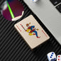 Creative Playing Cards Ace of Spades Lighter Butane Windproof Straight Metal Lighter Metal Fun Toy for Men Smoking Accessories