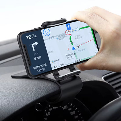 360 Rotatable Car Phone Holder  Cell Phone Stands Car Rack Dashboard Support for Auto Grip Mobile Phone Fixed Bracket