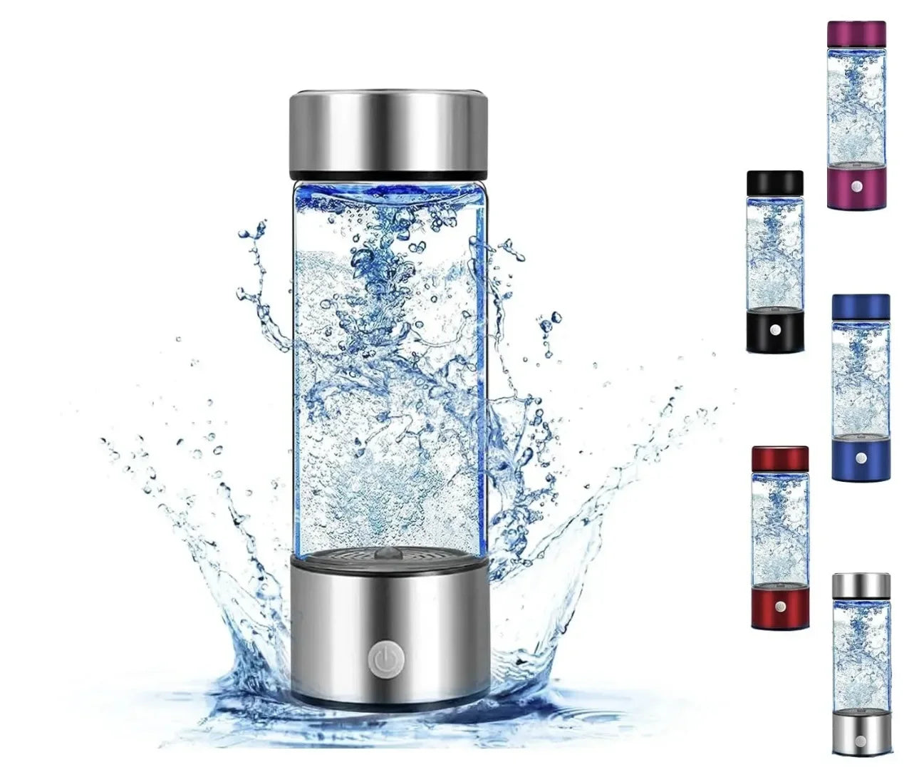 Hydrogen Water Bottle,3 Min Rapid Hydrogen Water Bottle Generator with SPE PEM Technology Portable Hydro Water Bottle Suitable