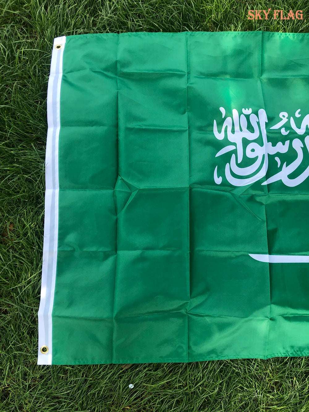 SKY FLAG Saudi Arabia Flag 90*150Cm Hanging Polyester Saudi Arabia National Flag Banner for Decoration